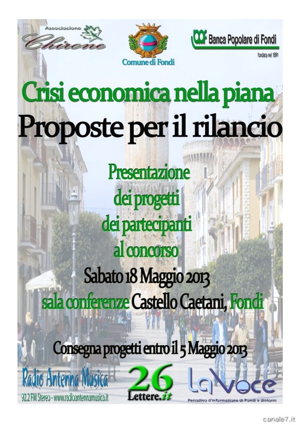 Concorso di idee “Crisi economica nella Piana, Proposte per il rilancio”. Evento del 18 maggio