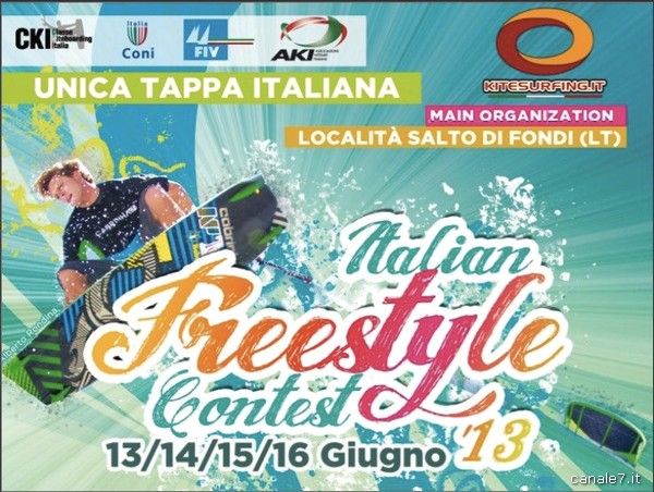 Kitesurf. L’“Italian Freestyle Contest” al Salto di Fondi, dal 13 al 16 giugno