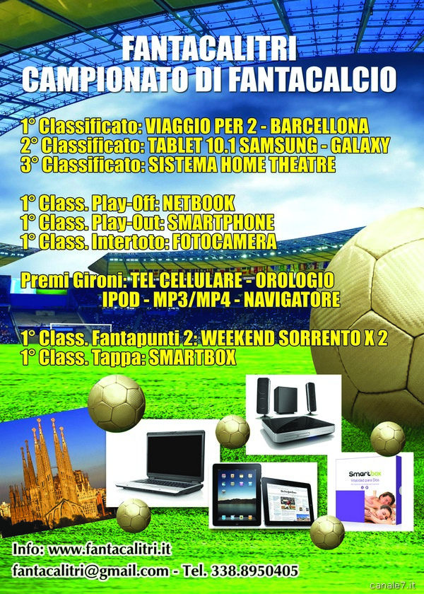 Fantacalcio di Canale7 in collaborazione con “Fantacalitri Fantacalcio”