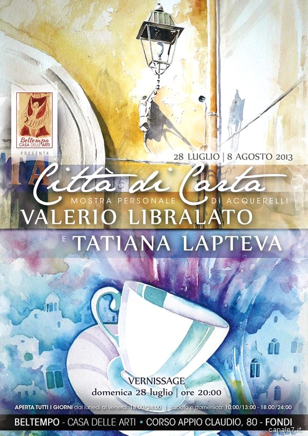 Italia, Russia e il mondo nella mostra di pittura “Città di Carta”