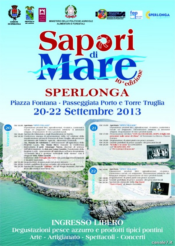 SAPORI DI MARE X EDIZIONE a Sperlonga, stasera l’apertura ufficiale