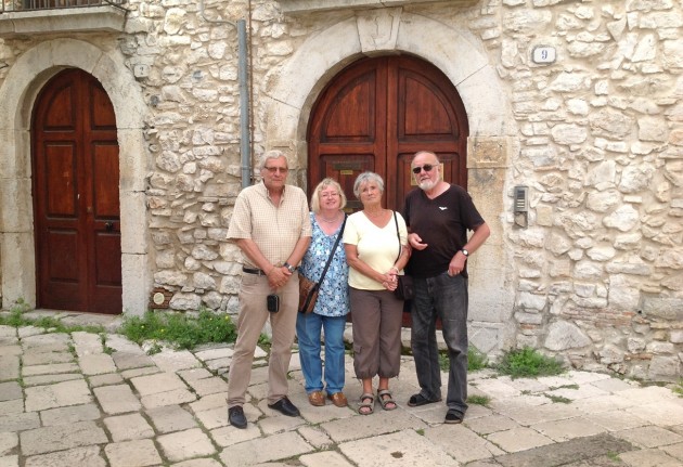 Fondi, Visita di una delegazione di anziani da Dachau