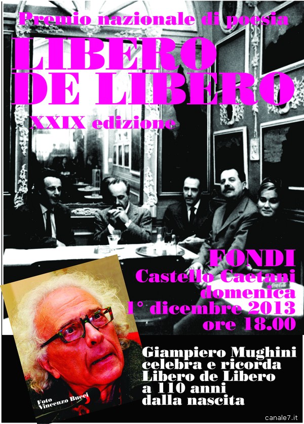 XXIX EDIZIONE DEL PREMIO LIBERO DE LIBERO, LA PREMIAZIONE IL 1° DICEMBRE