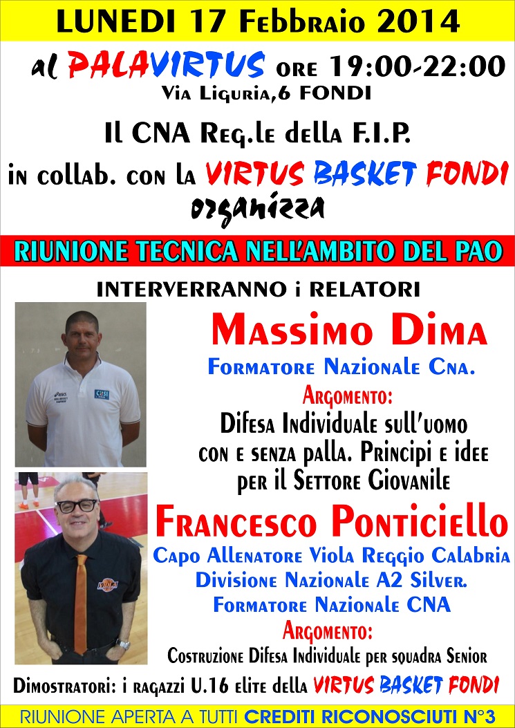 Clinic PAO a Fondi, lunedì 17 febbraio