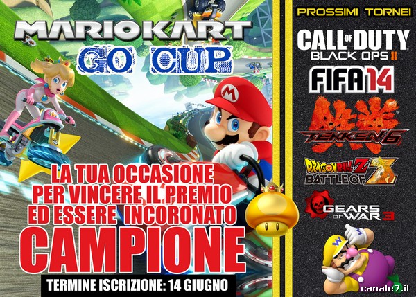 A Fondi 1° torneo di Mario Kart 8 in esclusiva WiiU