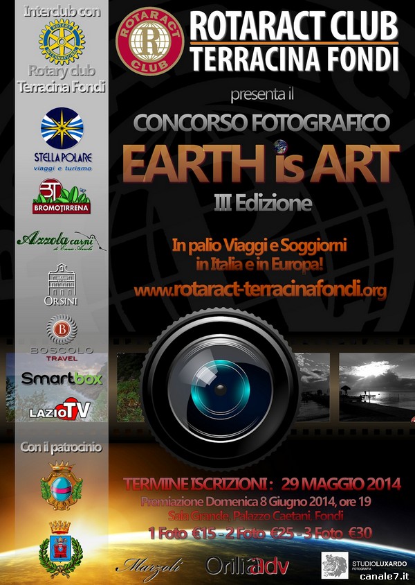 Aperte le iscrizioni alla 3° edizione del concorso fotografico “Earth is Art”