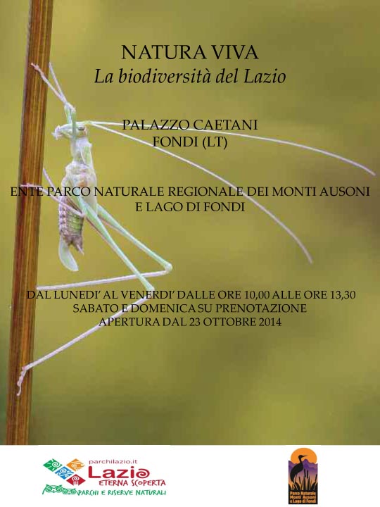 Mostra fotografica “Natura viva – la biodiversità nel Lazio”