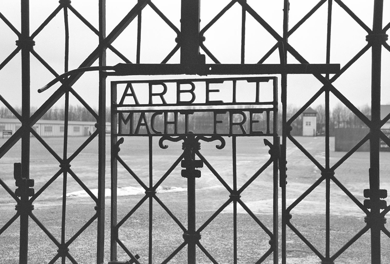 Cancello campo concentramento Dachau