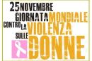 Anche a Fondi si celebra la “Giornata internazionale per l’eliminazione della violenza contro le donne” designata dall’ONU: Martedì 25 Novembre, ore 11.00 – Via Padre Alessio Falanga