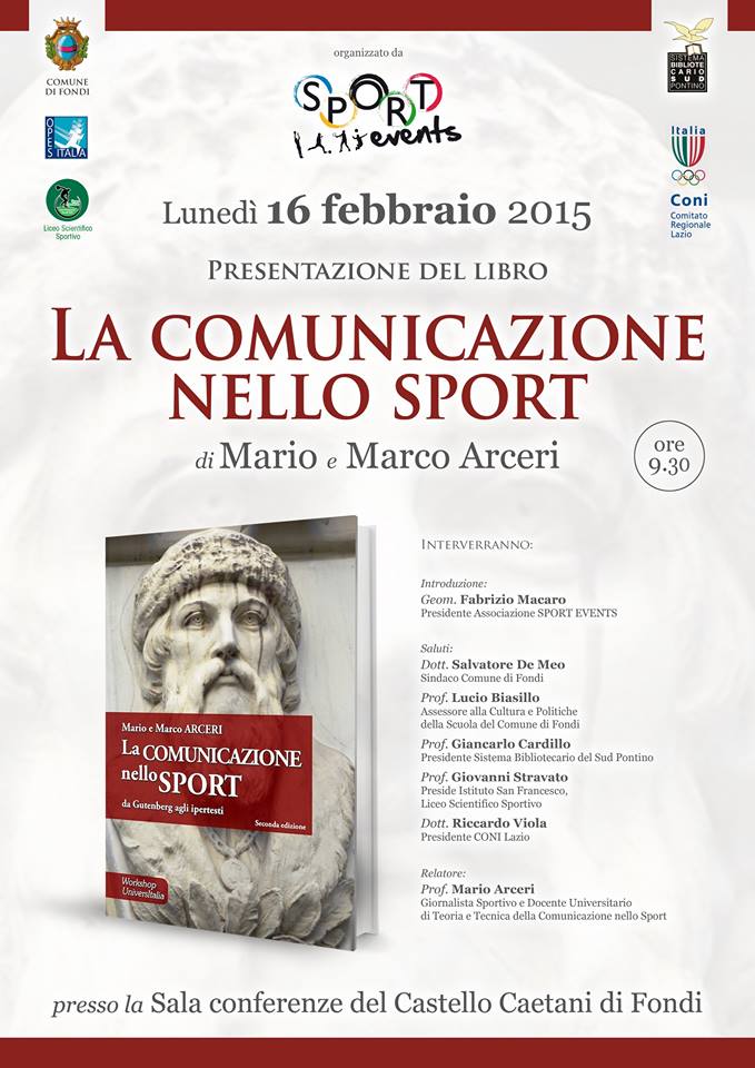 Loc presentazione libro ''La Comunicazione nello Sport'' (Fabr Macaro)
