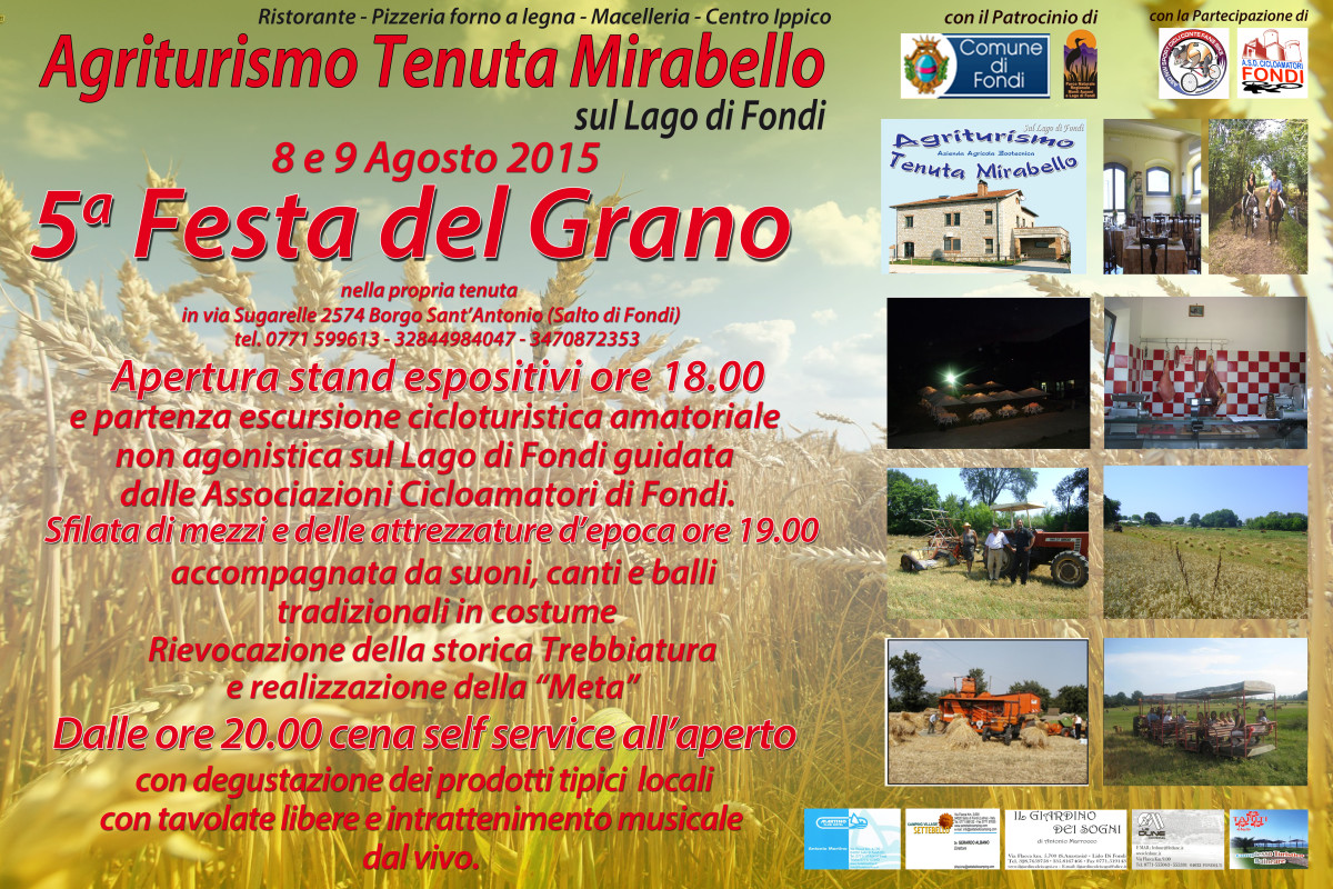 Slide Festa del grano 2015 Tenuta Mirabello