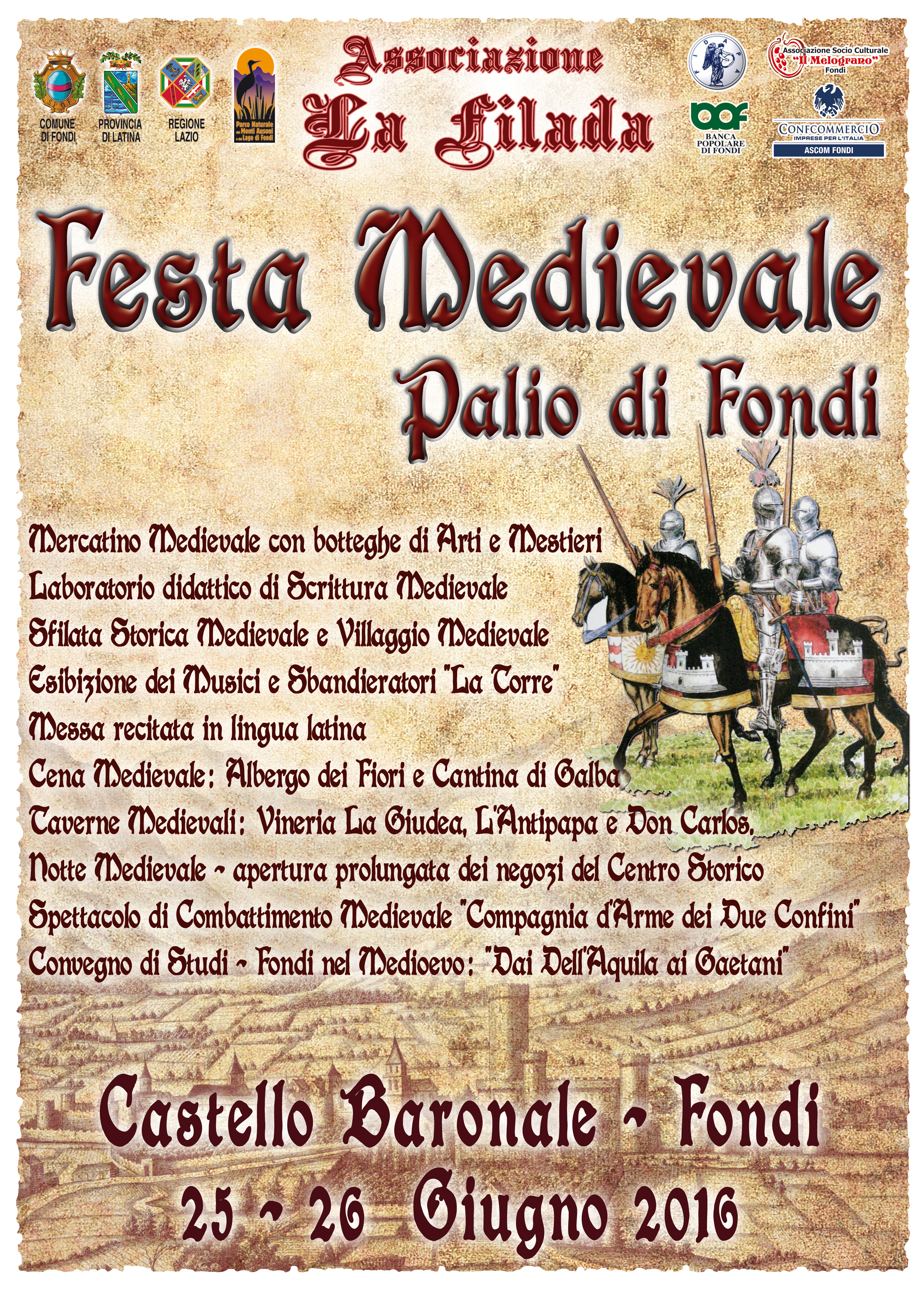 Locandina Festa Medievale 2016