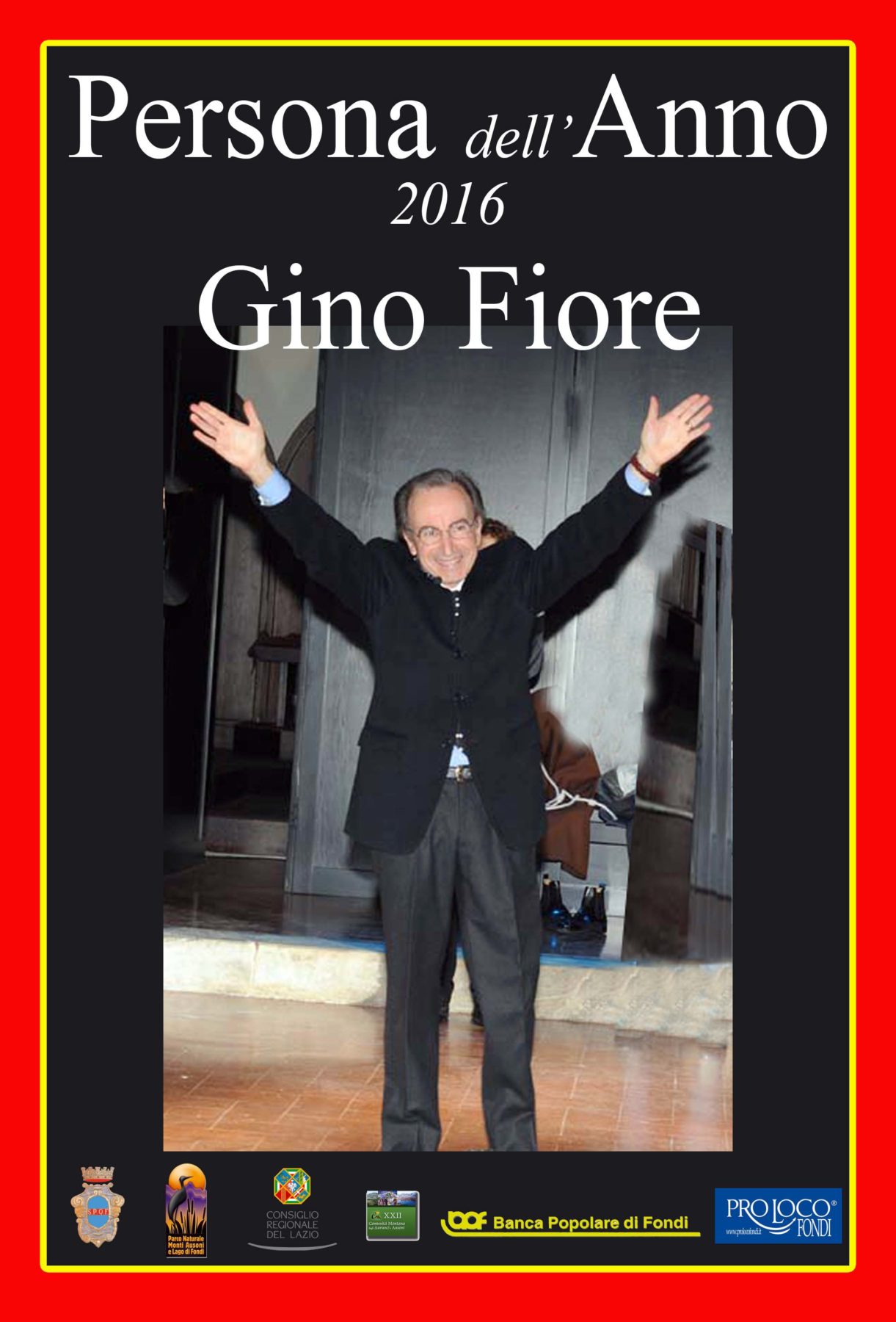 Proclamazione Gino Fiore persona dell'anno 2016