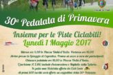 “Pedalata di Primavera Città di Fondi” – 30^ edizione: Lunedì 1° Maggio 2017, ritrovo ore 9.00 in piazza Unità d’Italia