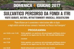 “APPIA DAY” – Visite guidate, intrattenimenti musicali e degustazioni: Domenica 4 Giugno 2017