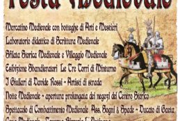 “Festa Medievale” – Domenica 2 Luglio 2017 dalle ore 18.00 in piazza Unità d’Italia, viale Vittorio Emanuele III e piazza IV Novembre