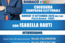QUESTA SERA, giovedì 17 in Piazza Duomo, chiusura della campagna elettorale del candidato sindaco Giulio Mastrobattista