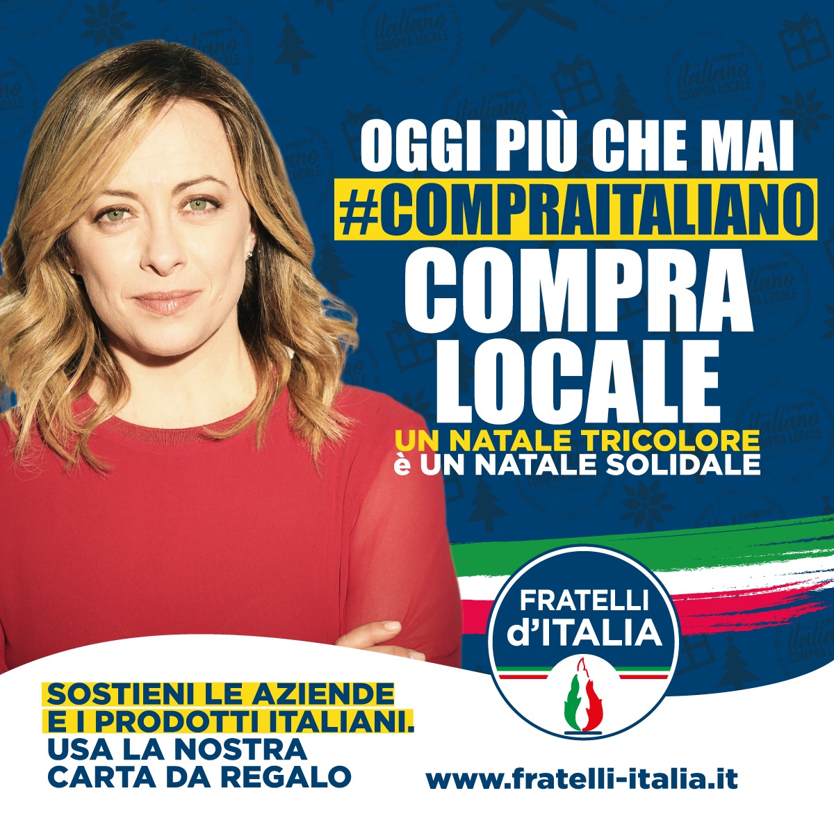 FdI, Natale_tricolore