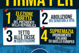 Fratelli d’Italia, anche a Fondi raccolta firme per le 4 proposte di legge di iniziativa popolare