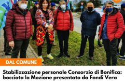 Comunicato di FONDI VERA, ”Il Consiglio boccia la nostra Mozione per il personale part time del Consorzio di Bonifica”