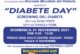 Diabete, domenica 21 novembre screening a Fondi