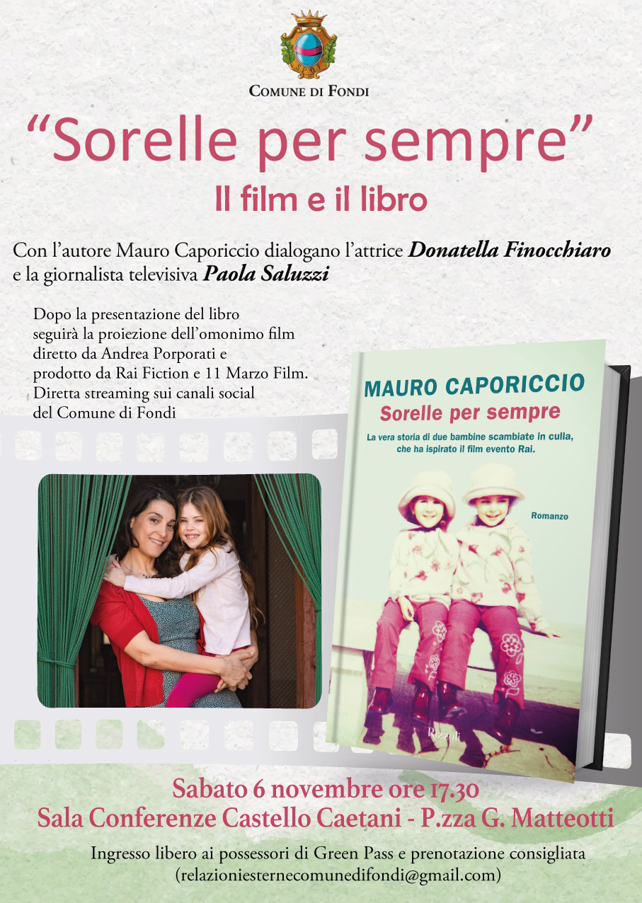 Sorelle per sempre il libro e il film locandina