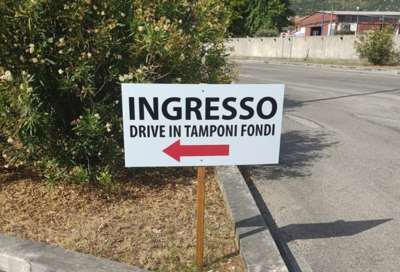 Fondi, da lunedì 3 gennaio torna in funzione il drive in all’Ospedale S. Giovanni di Dio