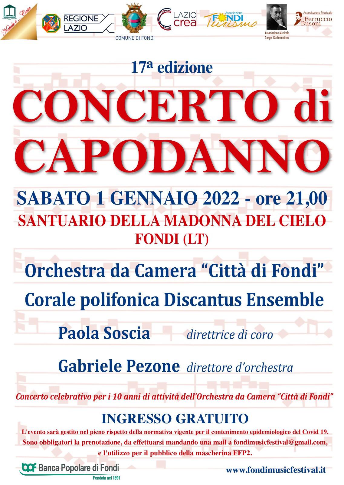 Locandina CONCERTO DI CAPODANNO - FMF 2022 - GABRIELE PEZONE_def